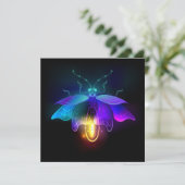 Carte Neon Firefly sur noir (Debout devant)