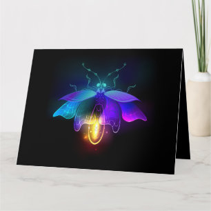 Carte Neon Firefly sur noir
