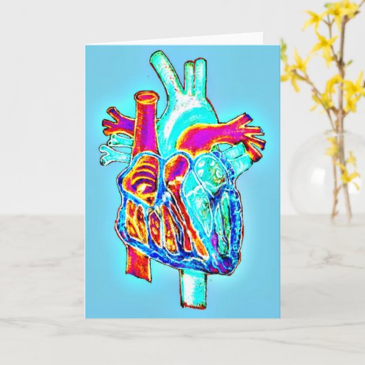 Carte Neon Hand (Fleur jaune)