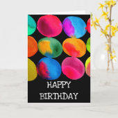Carte Neon Pop (Fleur jaune)