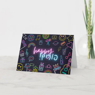 Carte Neon Purim