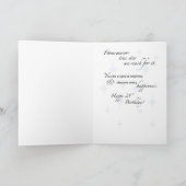 Carte Nephew 21e anniversaire Star Inspirational Blue Bl (Intérieur)