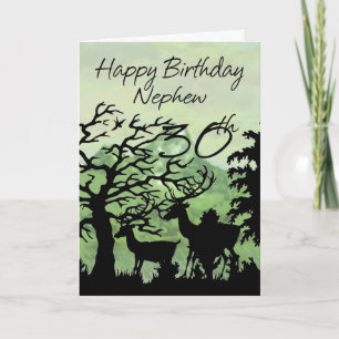 Carte Nephew - 30th Birthday Card Woodland