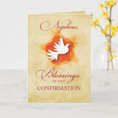 Carte Nephew, Confirmation Félicitations Bénédictions (Fleur jaune)