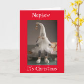 CARTE **NEPHEW** JOYEZ NOËL DE SWEET GNOME (Fleur jaune)