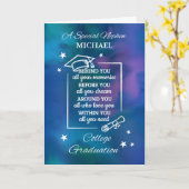 Carte Nephew Personnalise La Citation De Diplôme De Coll (Fleur jaune)