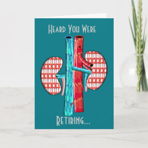 Carte Néphrologiste retraité Art rein