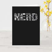 CARTE NERD (Fleur jaune)