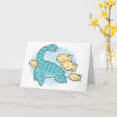Carte nessie et amis (Fleur jaune)