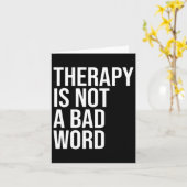 Carte N'Est Pas Un Mauvais Mot Citation De Sensibilisati (Fleur jaune)