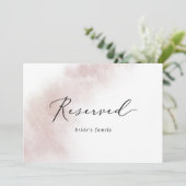 Carte Nettoyage aquarelle | Panneau vierge réservé (Debout devant)