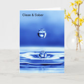 Carte Nettoyer et sobre (Fleur jaune)