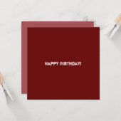 Carte Nettoyer Monochrome Vibe moderne Code QR (Devant/Arrière en situation)