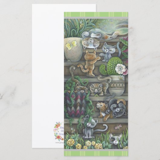 Carte Neuf chats (Devant / Derrière)