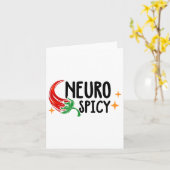 Carte Neurodiversité Épicée Neuro - Adhd - Autisme (Fleur jaune)