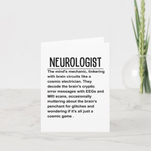 Carte Neurologue