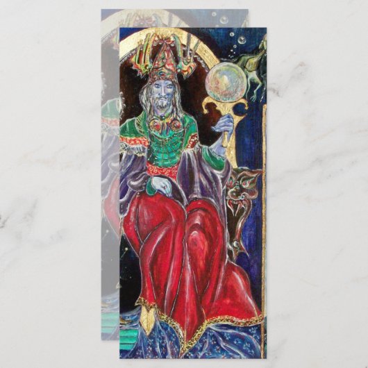 Carte NEUROMANCER rouge bleu vert blanc noir gris (Devant / Derrière)