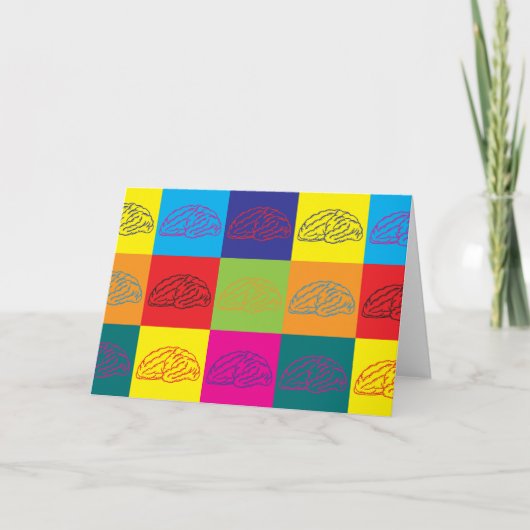 Carte Neuroscience Pop Art (Devant)