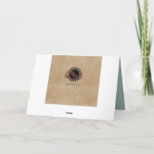 Carte Neutre de Fête des Mères avec Fleur (Dos)