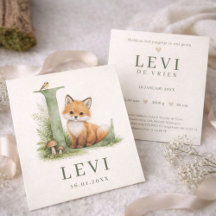 Neutre Monogramme Lettre L Vos Animal de la Forêt 