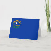 Carte Nevadan Flag, Flag of Nevada (Devant)