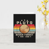 Carte Never Forget Shirt. Retro Style Funny Space, Scien (Fleur jaune)