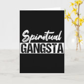 Carte New Age Sritual Srituality Yoga Gangster Enlighten (Fleur jaune)