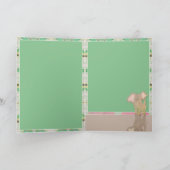 Carte New Baby w/Elephant Folded Greeting Card (Intérieur)