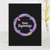 Carte New Beginnings / Nuevos Comienzos 2027 (Fleur jaune)