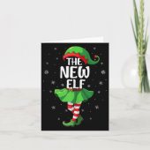 Carte New Elf Christmas Girls Kids Women Elf Squad Xmas (Devant)