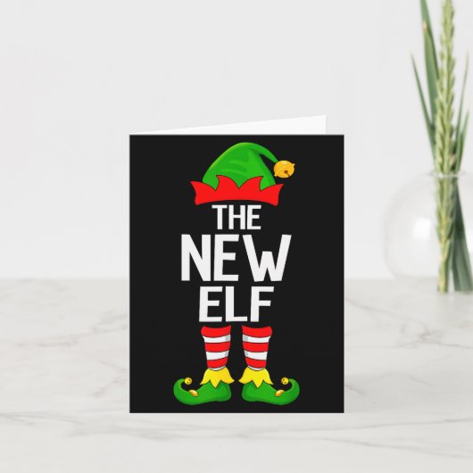 Carte New Elf Xmas Matching Family Elf Squad Christmas (Devant)