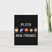 Carte New Friends Dwarf Planets Funny Astronomy Science  (Devant)