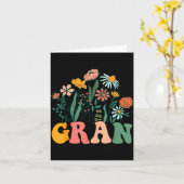 Carte New Gran Wildflower First Birthday & Baby Show (Fleur jaune)