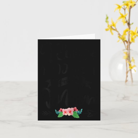 Carte New Grandma Rules Don't Apply To Mimi Mothers Day (Fleur jaune)