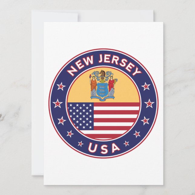 Carte New Jersey (Devant)