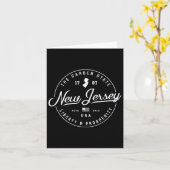 Carte New Jersey (Fleur jaune)