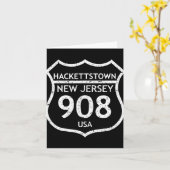 Carte New Jersey Area Code 908 Hackettstown, Nj Home Sta (Fleur jaune)