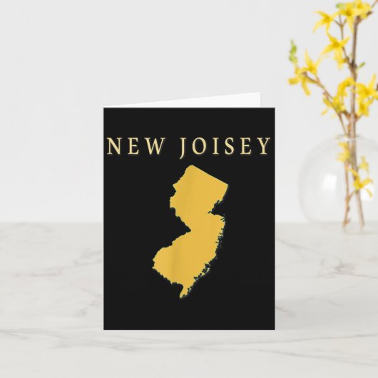 Carte New Joisey Funny  (Fleur jaune)
