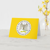 Carte New Mexican Seal, Seal of New Mexico (Fleur jaune)