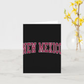 Carte New Mexico - Throwback Design - Clic  (Fleur jaune)