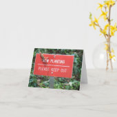 Carte New Planting with Gecko Note Card (Fleur jaune)