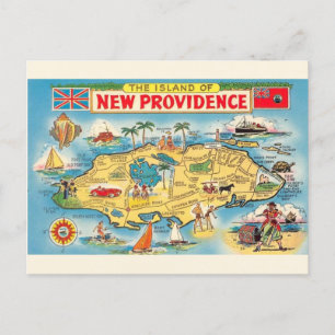 Carte New Providence Bahamas