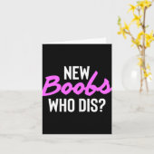 Carte New S Who Dis Surgery Recovery Breast Cancer (Fleur jaune)