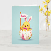 Carte New Springtime Friend Easter Card (Fleur jaune)