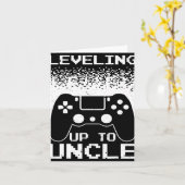 Carte New Uncle For Men Boys Soon To Be Uncle Nephew Gam (Fleur jaune)