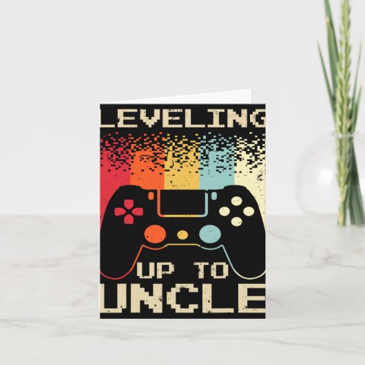 Carte New Uncle For Men Boys Soon To Be Uncle Nephew Gam (Devant)