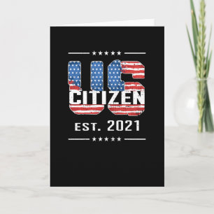 Carte New US Citizen Venin Proud American Citizenship US