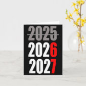 Carte New Year 2026 Funny 67 New Year's Eve Party  (Fleur jaune)
