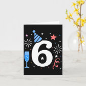 Carte New Year 2026 Shirts 67 Meme  (Fleur jaune)