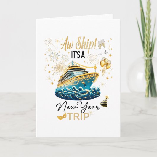 Carte New Year Cruise 2026 Nye Celebration  (Devant)